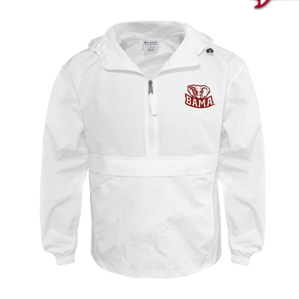 Alabama Packable Jacket Co-Branded With Champion